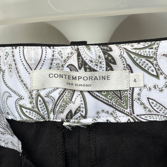 Simons (4/Sm) Contemporaine linen-blend pants, with stretch, EUC. - Picture 7 of 16